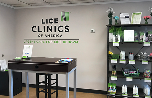Lice Clinics of America front desk area