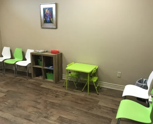 inside child waiting area of the midsouth clinic